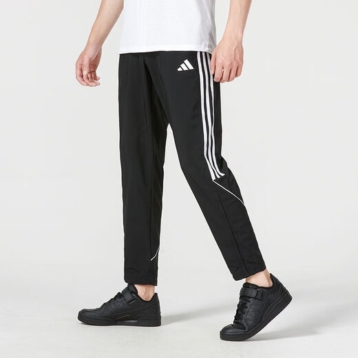 Adidas Sports Set Men's 25 Spring Fitness Training Woven Breathable Hooded Jacket Jacket Football Sports Cat Pants IB0384+IB5012 M