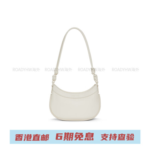 Calvin Klein small ck Spring new simple commuter saddle bag PU one-shoulder armpit bag crossbody saddle bag Small women Light Pink light pink gift box