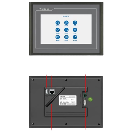 Kunlun Tongtai MCGS industrial touch screen 7-inch TPC7032Nt-WiFi/485/232 with network port remote Internet of things industrial control smart touch screen