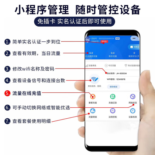 Changshi free one-year traffic 10000 mAh 5Ghz portable wifi i6 national traffic three networks card-free 2025 power bank unlimited wireless mobile router 10000 mAh emperor 48 cores 48 antennas 72 hours of battery life lifetime guarantee
