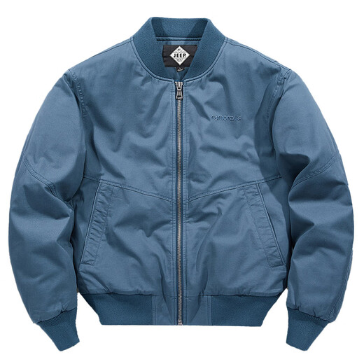 Jeep Spirit Jeep Herbst und Winter Baumwolle Kleidung Herren von Pure Baumwolle gewaschene Baumwolle verdickte Bomberjacke lässig Baseballkragen Jacke 9227 Militärgrün (Baumwolldickstil) l geeignet für 125 bis 145 Jin [Jin gleich 0,5 kg]