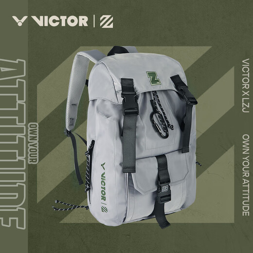 Victor Victory Badminton Bag Independent Shoe Warehouse Victor Li Zijia Jointly Bag Victor Bag Bag Backpack Backpack BR5012 I (Sha Hong)