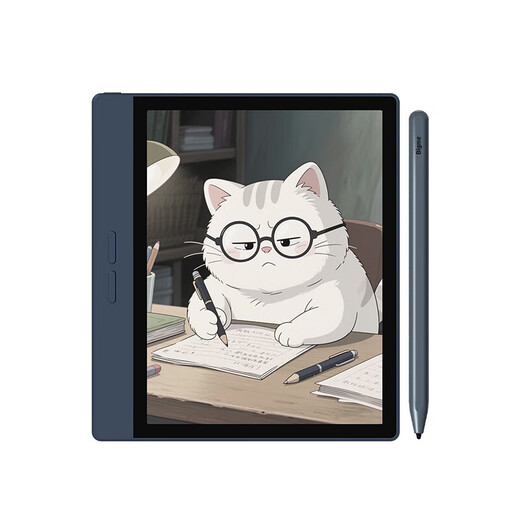 BIGME new 4G Internet-based smart B7 ink screen 7-inch Mini flagship office book electronic paper book reader B751C office book standard version handwritten book page turner conference book [New product] B7 color screen - quiet black protective cover + stylus