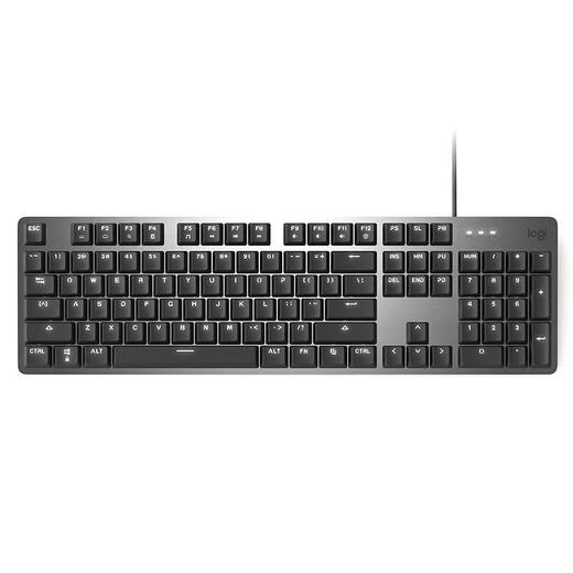 Logitech K845 Wired Mechanical Keyboard Game Office Color Persönlichkeit Blau Elfen Hintergrundbeleuchtete Zahlen Frost Blau PBT Material Blaues Schaft