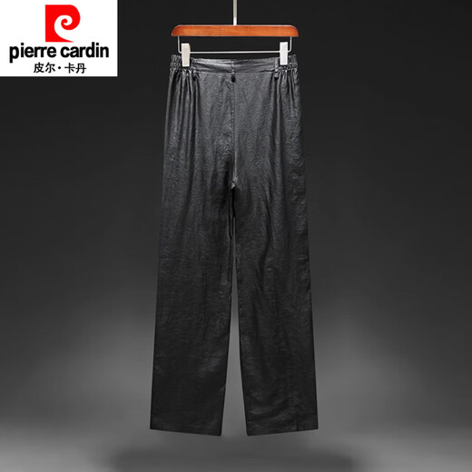 Pierre Cardin Imitación de pantalones fragantes IMITICIÓN IMITACIÓN Pantalones de pantalones para hombres SECHE SECTURAS Pantalones informales 2025 Summer Nuevo Producto 9226 Pantalones negros M 100-115Jin [Jin equivale a 0.5 kg]