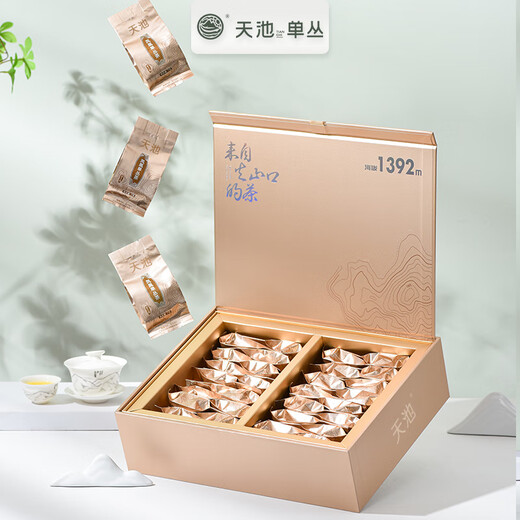 
1392 Tianchi Tea Industry [Jinqiu Milan Xiang] Phoenix Single Cong Tea Chaozhou Single Cong Tea Gift Box Golden Milan Xiang Gift Box 210g*1 Box