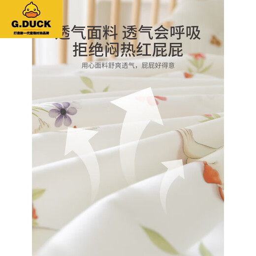 G.DuckKids NOUVEAU-né le septum d'urine, lavable étanche à grande taille de tante matelas de tastre pour bébé draps, matelas de matelas menstruel de classe A, ours de tortue 50 * 70cm