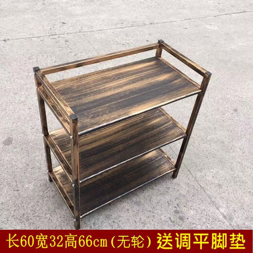 Hotpot Restaurant Gemüse Rack Küche Lager Rack Eisen mehrschichtiger Restaurant Cart Hotel Barbecue Spieß