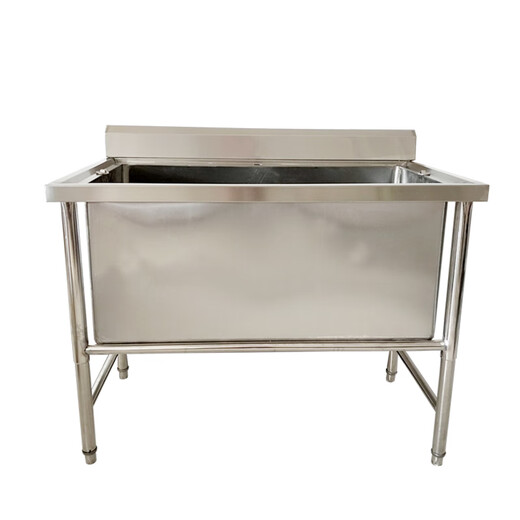 Stainless steel dog washing pool pet shop dog washing pool thickened non-slip cat and dog pet bath basin supports customization standard 80*60*90 deep 35