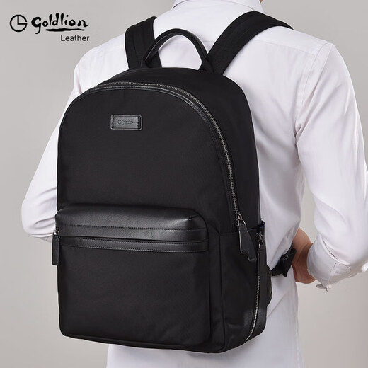 Goldlion backpack men's backpack casual canvas computer bag 2025 new travel bag large capacity men's bag [official authorization]