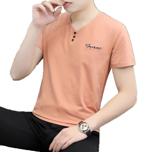 Gulan Dili Hangzhou Four Seasons Grüne Herrenkleidung Guangdong Guangzhou Dreizehn Linie Herren Kurzarm T-Shirt Sommer 2025 Sticked Herren-Türbox-Kragen weiß 691 Modell M 85-115jin [Jin gleich 0,5 kg]
