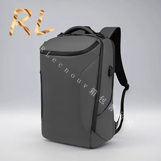Goldwini Rl Light Luxury Brand Mill Mackpack Gran capacidad de alta gama Empresa impermeable Viajes de negocios Ligeros livianos Black