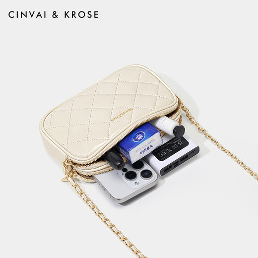 Bolsa Cinvaikrose Bolsa para mujeres Bolsa de cadena de diamantes 2025 NUEVO BOLSO CROSSBOLY DE GRANDE