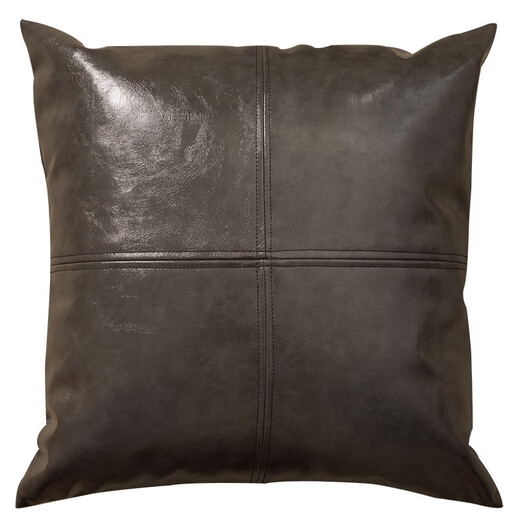 Luxury Luxury Blocking Huile Cire d'oreiller en cuir canapé canapé-coussin