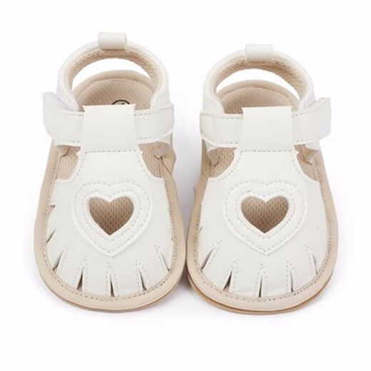 Ji Zhenfei summer baby toddler shoes infant girls sandals 0-1 years old 5-15 months soft-soled princess shoes, inner length 12cm, about 10-13 months