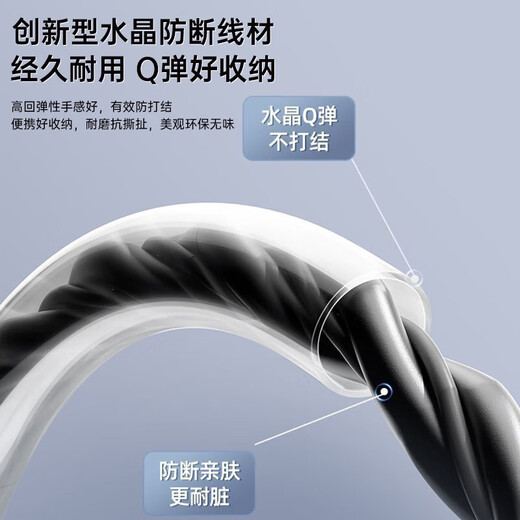 Stike's best-selling 10W+ wired headset computer with microphone hanging ear bone conduction concept ear clip does not enter the ear computer notebook running karaoke e-sports game USB interface headset