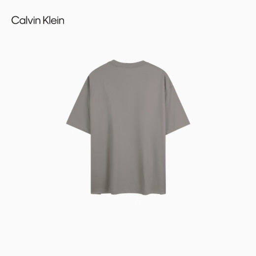 卡尔文·克莱恩（Calvin Klein）CK Jeans25早秋新款男士休闲纯色字母印花纯棉宽松短袖T恤4RC829G L1X-冰珀绿 XS
