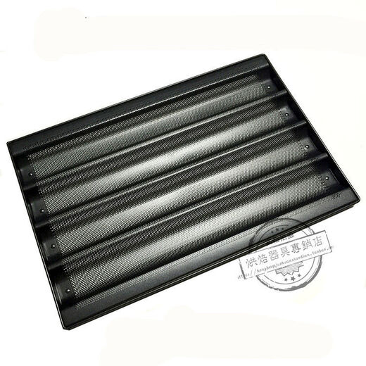 Pupan Form 1595 Fünf-Slot-Vier-Slot-French-Backschale Nicht-Stick 5-Slot 4-Slot-Anti-Stick-Baguette-Backblech-Methode SN15864-SLOT GRONDLELALE METHODE Ein-Slot-Durchmesser 86-tiefe Tiefe 24 mm