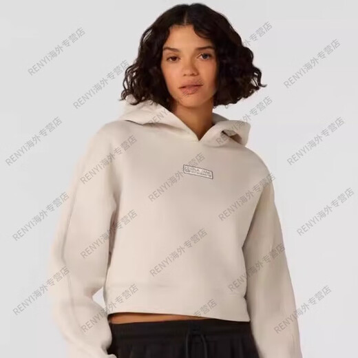 LORNA JANE跑步系列运动罩衫卫衣短连帽夜跑健身休闲女J官方旗舰正品 象牙白 XS