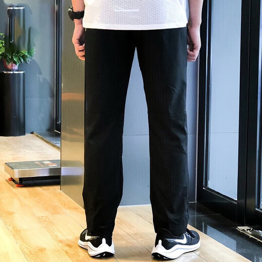 Nike (Nike) Net Sportshose Herrenhosen Frühling neue lässige Hosen gewebt atmungsaktiven losen geraden Hosen Hosen DM6627-010 Schwarz S