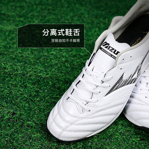 Mizuno Mizuno Morelia Neo 4-time top AS broken nail kangaroo leather football shoes for adults, white, black and red P1GD253509 40 (255JP)