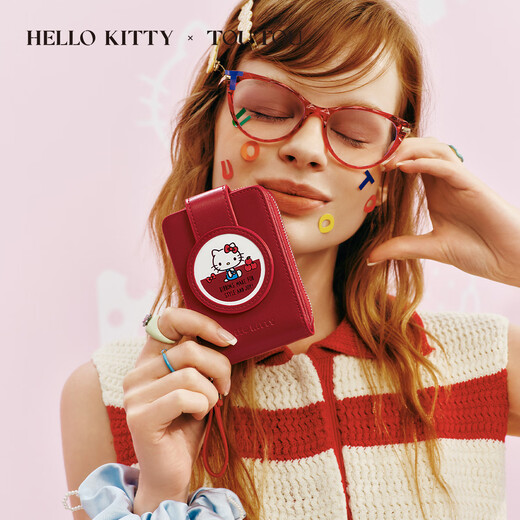 toutou女短款钱包HELLOKITTY凯蒂猫卡包本命年七夕情人节生日礼物