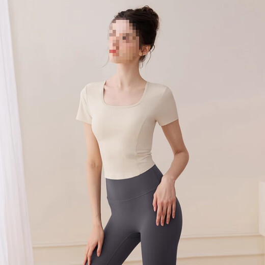 Grimar Jonsson's new yoga clothing suit female fairy spirit high-end professional Pilates 2025 women's tops summer thin clothes absolutely Caramel Orange S90Jin Jin is equal to 0.5 kg or less