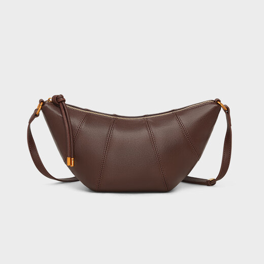 
viney bag women's bag cowhide crossbody bag light luxury brand one-shoulder dumpling bag birthday gift high-end feeling for girlfriend wife