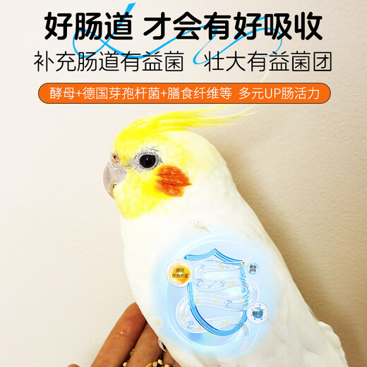 Kaiyuan full price cockatiel food 750g Ji Xingren series parrot feed seeds mixed bird grain chicken feed