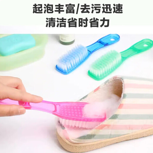 开学季鞋刷子洗鞋刷鞋神器家用耐用多功能软毛刷洗衣刷塑料鞋刷 1个