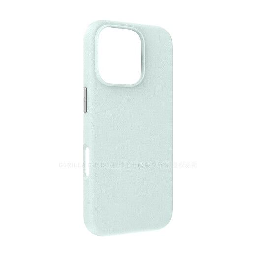 Die Affen Guard [komfortable Griff] anwendbar auf Apple 16 Promax Mobile Case 16 Pro Quartz Sandstone Apple 16 Beschichtung Erfrischende einfache magnetische Haut Hauthaut Weiche Rand Anti-Fall-Fall Quarz Gesteins Sand Hell Blau | Magsafe Magsafe Magnetic Protective Case iPhone 16 Promax
