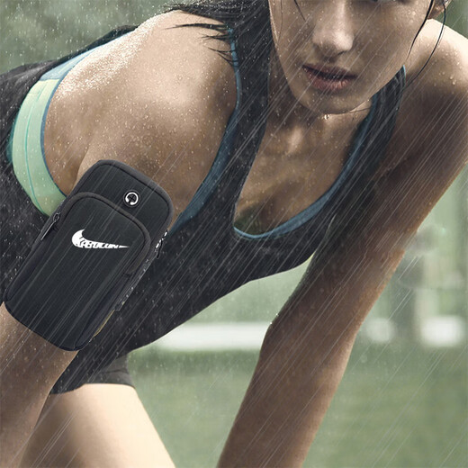 Hong'anze running mobile phone bag mobile phone arm bag outdoor mobile phone bag unisex arm strap bag wrist bag fitness equipment transport black pink little apple X7P8P11/12/13