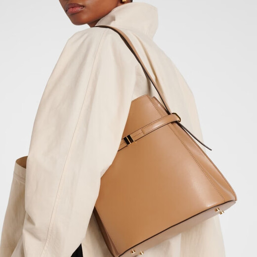 Toteme [chinesisches Valentinstagsgeschenk] Lederschaufelbag P01021810 Brown Uniform Code
