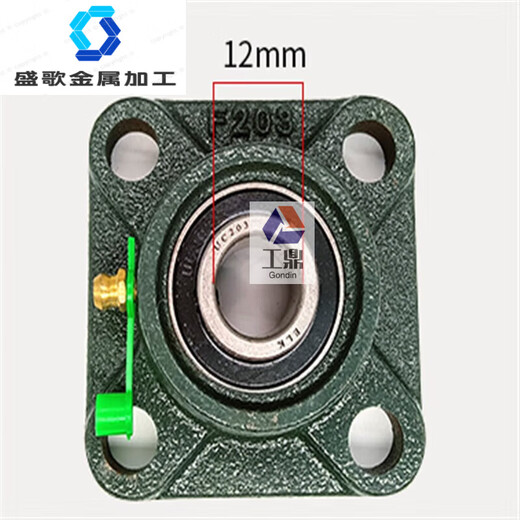 Outer spherical bearing with square seat UCF203F204F205F206F207F208F209F210F212 bearing UCF220 (inner diameter 100mm)