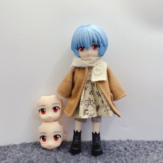 Ayaha Ri Asuka Ob11 doll puppet 12 points bjd action figure New Age Evangelion figure Shinji Ikari 15 cm baby head + body + clothes + substitute