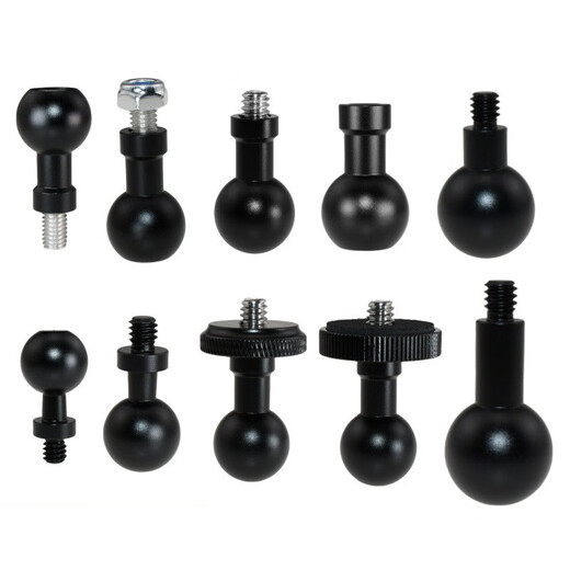 Juekou photographic equipment bracket camera accessories strange hand magic arm 1315172025mm universal double ball head 1/4 screw V-D17B + stainless steel short screw