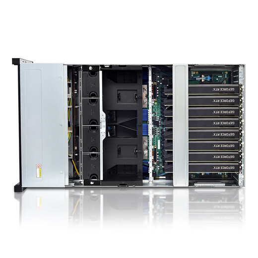 Siteng Heli IW423X-G8E Dual 8-Karten-RTX5090/4090/H100/H800 Server Host Deep Learning 70B/671B Vollversion Bereitet AI Training Inference 2 8582C 60C 2,6G/Support 8 Karten 256G/2