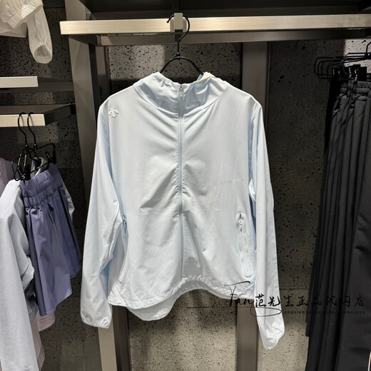 Descente/Descente informal Sport Cool Breathable Loose Jacket Top D4232TWB36-LB D4232TWB36 LB LIGHT AZUL S 160/80A