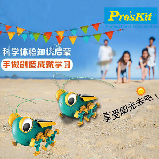 Baogong (Pro'skit) Wormy de vers solaire Baogon Blocons de construction de la journée pour enfants Day Birdal's Birthday Toy Graduation Giftation [GE-683-C] Ver-Eye Solar