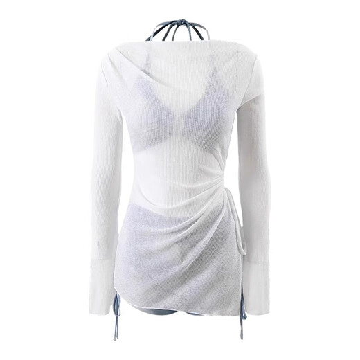 
Jin Bingsheng swimsuit women's small size split sunscreen shirt three-piece set conservative and slim hot girl new retro hot spring denim swimsuit [upgrade] blue [three-piece set of sunscreen] one-size [suggested 70-120 Jin [Jin equals 0.5 kg]]