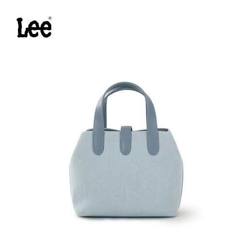LEE2025年新款手提斜挎单肩包包包女包大学生通勤上学时尚潮流 浅蓝色