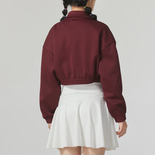 彪马（PUMA）g套装女装 金标运动服 短款针织外套夹克 加绒保暖跑步长裤休闲裤 633795-96+685334-01 S