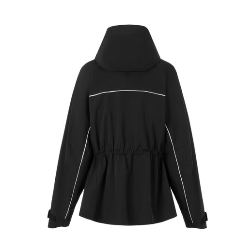 迪桑特（DESCENTE）WOMENSSTUDIO宽松梭织纯色logo设计长袖夹克外套女款 木炭灰 M