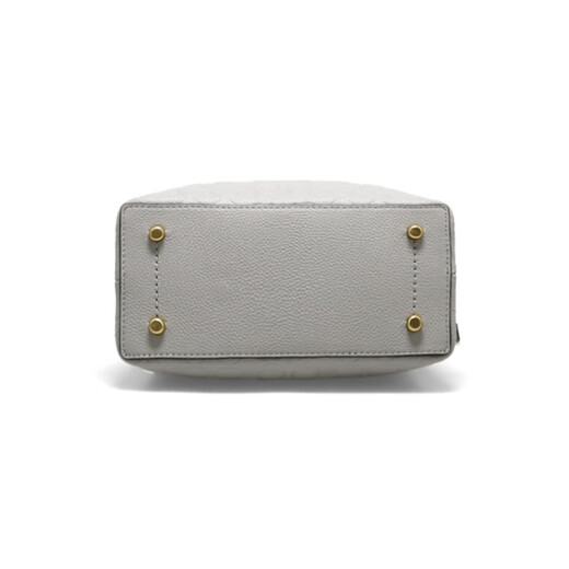 Coach (Coach) Willow Presbyterian geprägtes Litschi -Muster -Leder -Eimer -Bag -Griff Schulter -Cross -Body -Tasche Kleine Dove Grey Basic Pack für Frauen (Bag + Staubbeutel)