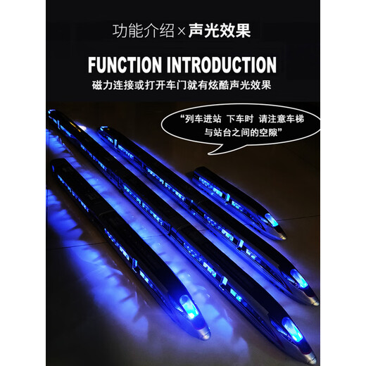 Fuxing high-speed train EMU model remote control alloy simulation Harmony children's train toy electric train men [alloy remote control] 2 sections - Green