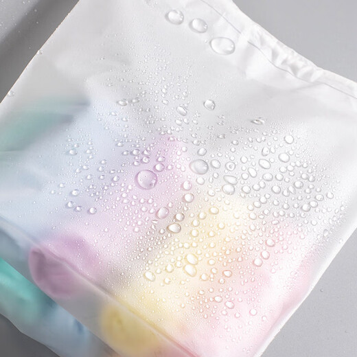 TaTanice drawstring pockets 10 pack travel storage bags business trip luggage organizer packing bags waterproof storage plastic bags