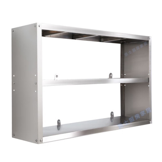 Pupan Küche Edelstahl Wandschelfmikrowellen-Ofenschicht-Regal Zweitschicht Wandschelfhaus Hotel Hanging Rack Wall Rack Dicked Länge 70 Breite 30 Höhe 40 zweite Schicht-695