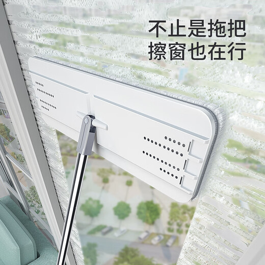 美丽雅洗刷刷平板拖把替换布38cm3片装适用于洗刷刷拖把替换头备件