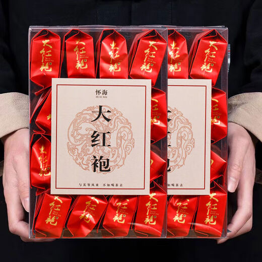 Tea Wuyi Authentische Dahongpao Independent kleiner Brew Bag Tee Bag Rock Tee Oolong Tee Geschenkbox Eigen [starker Duft und Blasenwiderstand] Dahongpao 125g/Box