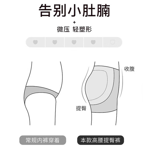 Langsha anti-exposure safety pants 2025 new summer ice silk traceless underwear for women three-in-one belly-tightening buttock-lifting leggings